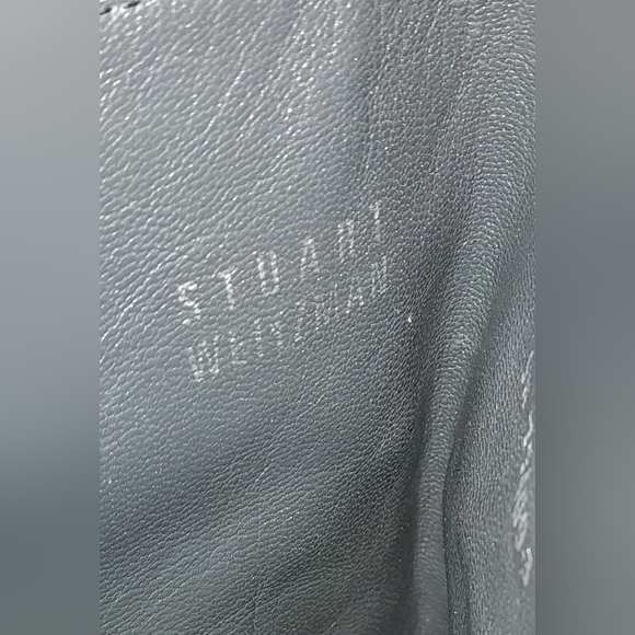 Stuart Weitzman Grey/Black Pointed Toe Suede & Stretch Tall Boot Pre-owned - Picture 6 of 9